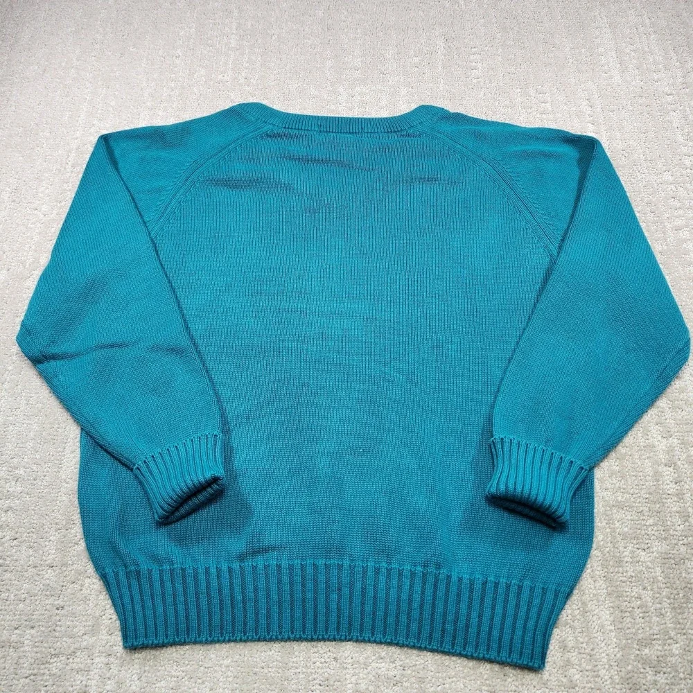 Vintage 90s US Open Golf Sweater Men Medium Shinnecock Hills V Neck USA Made